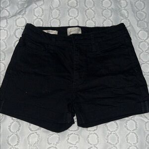 Universal Thread Shorts Women’s 4 Black Denim with Cuff
